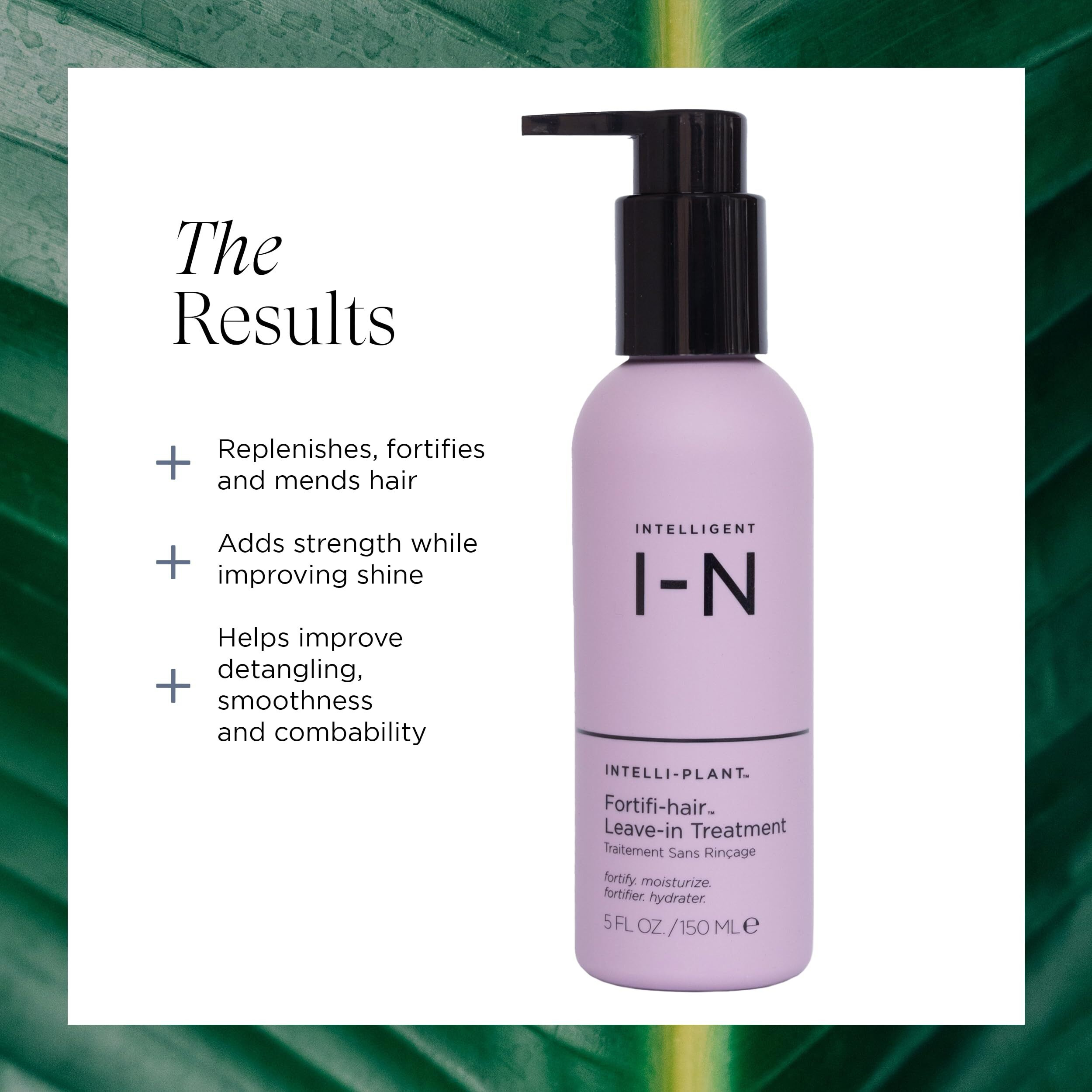 Fortifi-Hair Leave-In Treatment  Silky Hair Serum Smooths  Shines  And Revitalizes Dry And Damaged Hair  Vegan  5 Fl Oz