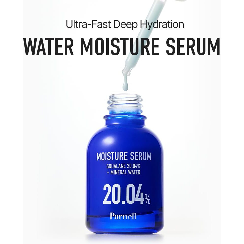 Parnell Squalane 20.04% | 30Ml / 1.01 Fl.Oz. | Mineral Water Moisture Serum  Hydrating Serum For Face  Skin Barrier Serum  Korean Skin Care  Korean Beauty