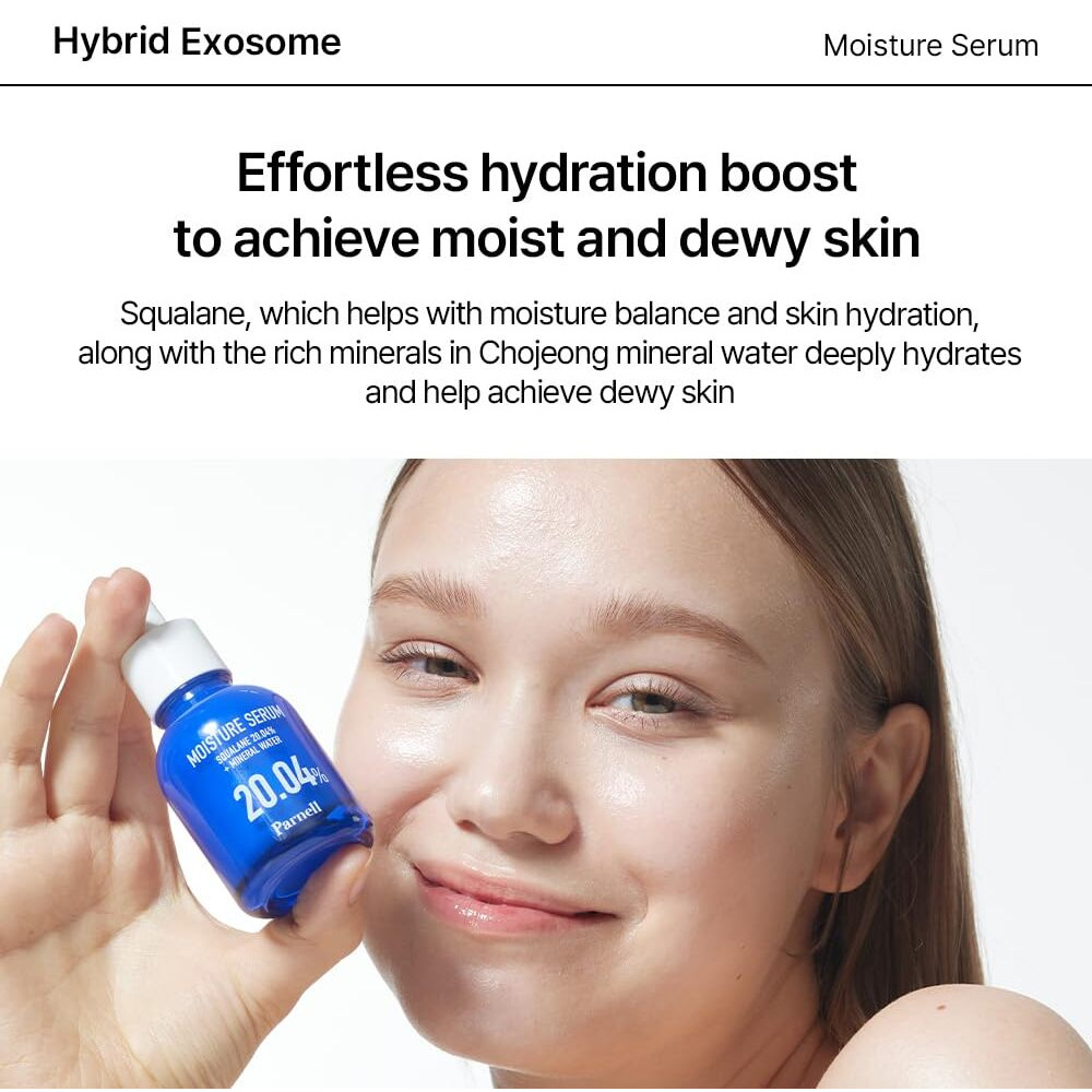 Parnell Squalane 20.04% | 30Ml / 1.01 Fl.Oz. | Mineral Water Moisture Serum  Hydrating Serum For Face  Skin Barrier Serum  Korean Skin Care  Korean Beauty