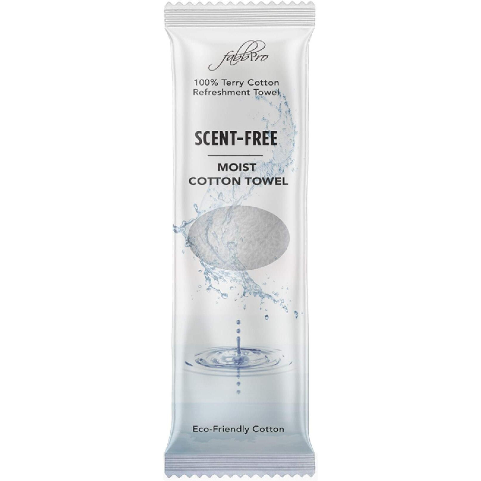 Fabbpro Oshibori Moist Terry Cotton Refreshment Towels (25 Pack  8 X 8 Inches) - White Pre-Moistened Towels To Use Hot Or Cold (Unscented)