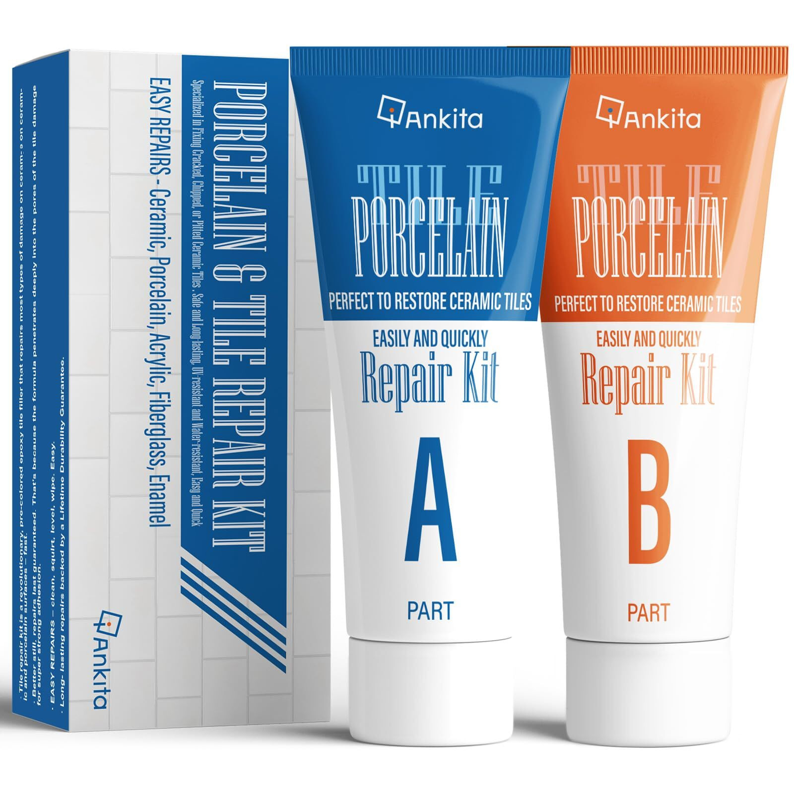 Porcelain Repair Kit White  High-Gloss Chipped Sink & Tile Repair Kit To Quickly Fix Sinks Chips And Tile Cracks With High Bond Strength  Porcelain Sink Repair Kit For Tub  Tile  Sink And Toilet