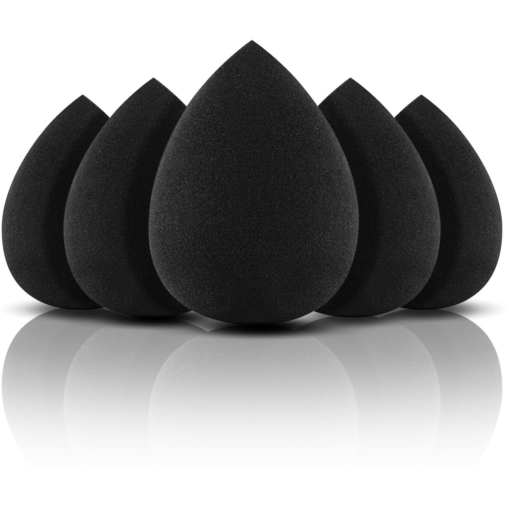 Aesthetica Cosmetics Beauty Sponge Blender - Latex Free And Vegan Makeup Sponge Blender - For Powder  Cream Or Liquid Application (5 Pack)