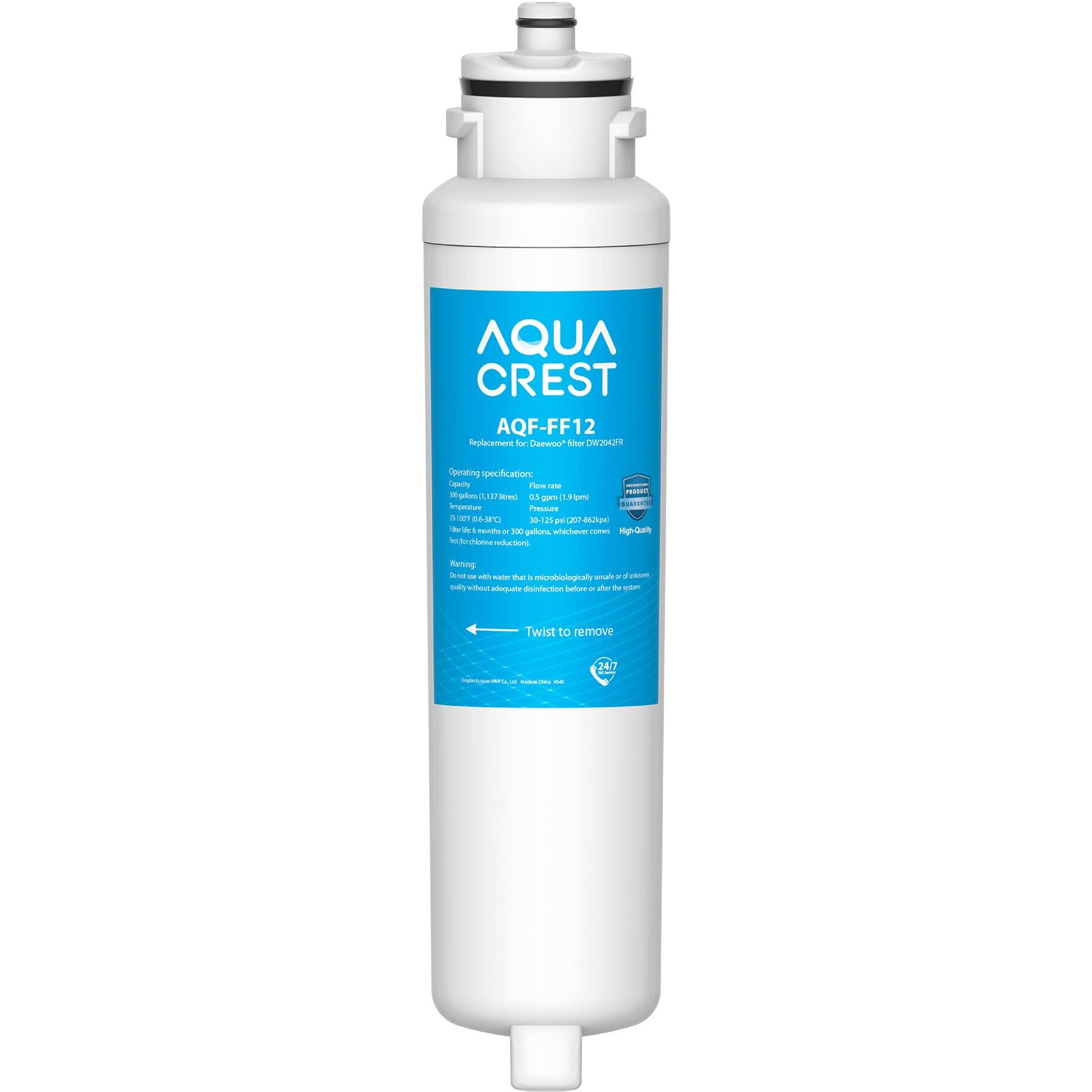 Aqua Crest Dw2042Fr-09 Refrigerator Water Filter  Replacement For Daewoo Dw2042Fr  Kenmore 46-9130  Dw2042Fr-09  Aqua Crystal Dw2042F-09  Frn-Y22D2V  Frn-Y22D2W