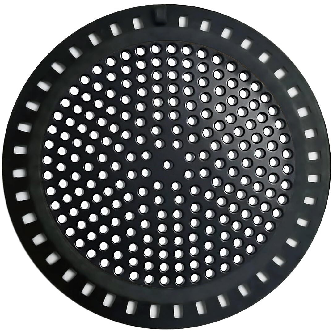 Huntonry Hair Drain Catcher  Shower Drain Hair Catcher  Shower Drain Strainer  Bathtub Drain Cover  Tub Drain Hair Catcher  Bathroom Sink Strainer  Bathroom Drain Protector  Flat  Round  Gold