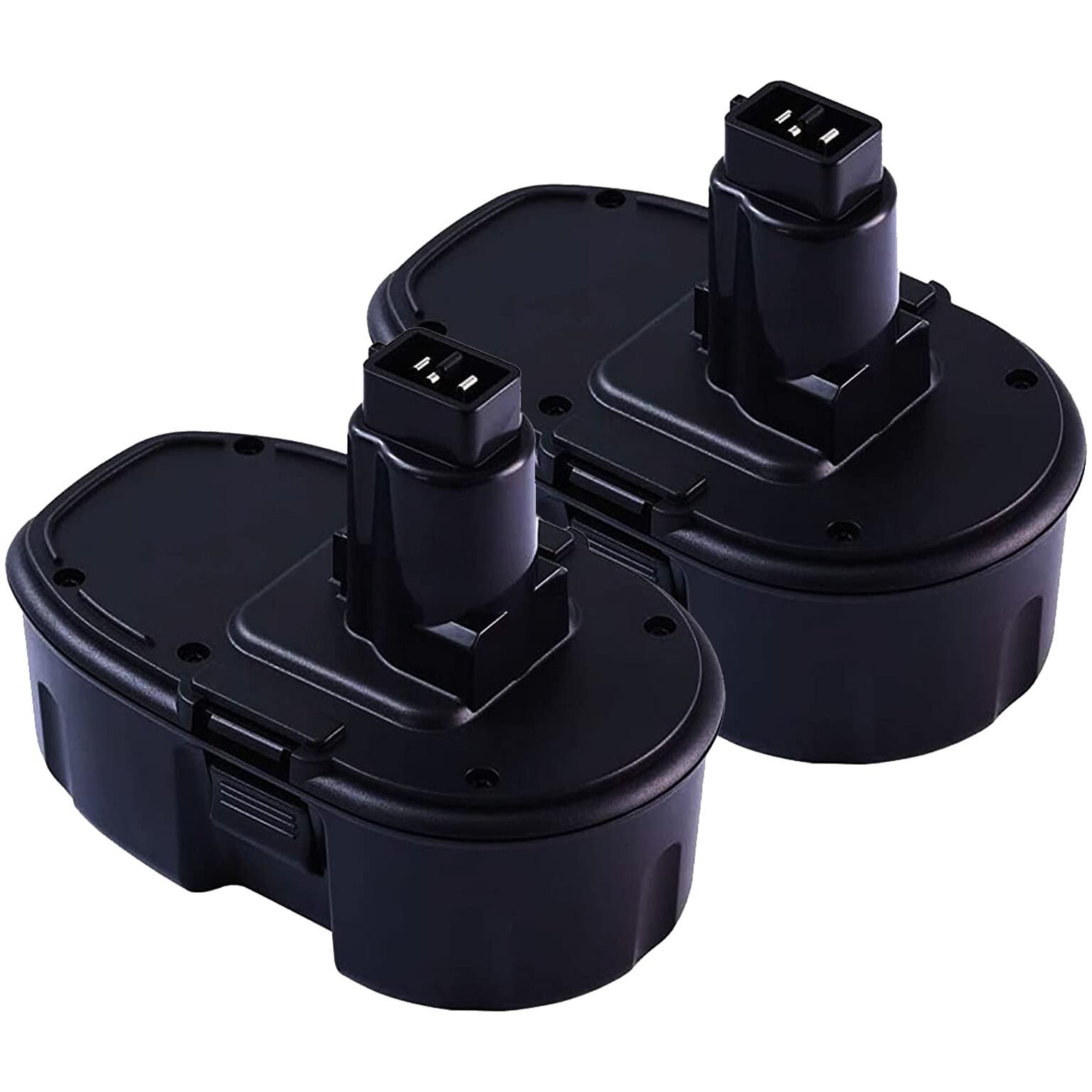 2-Pack 18V 3.6Ah Dc9098 Dc9099 Replacement Battery For Dewalt 18V Battery Dc9096 Dc9098 Dc9099 Dw9095 Dw9096 Dw9098 De9038 Compatible With Dewalt 18 Volt Battery Tools Drills Drivers Wrench (Black)