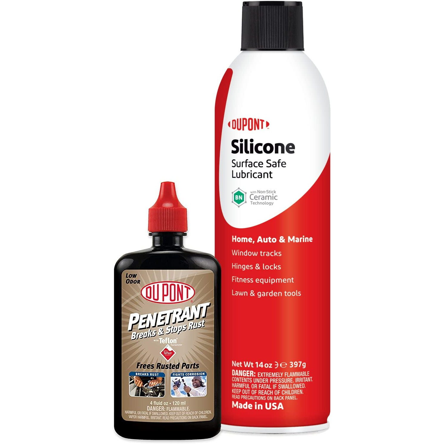 Dupont Penetrant 4 Oz & Silicone 14 Oz Value Pack