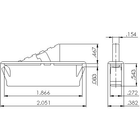 Set Of 6 Pcs White Window Sash Vent Stops 1714White