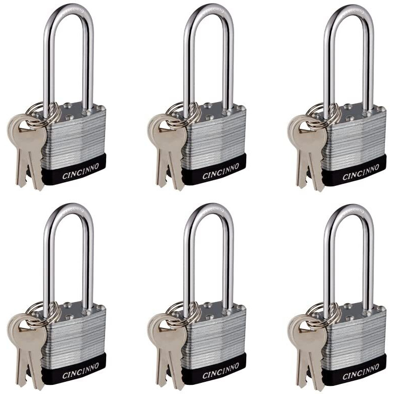 Cincinno Laminated Steel Padlock With Key