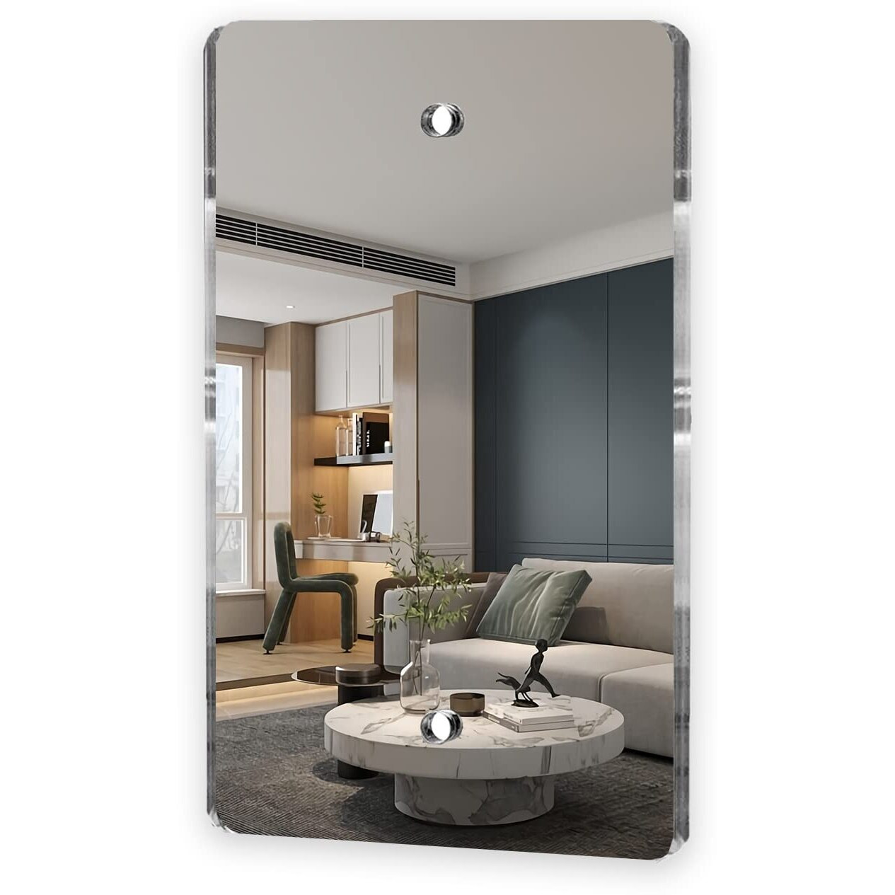 1 Pcs Mirror Outlet Covers Durable Light Switch Plates Acrylic Mirrored Decorative Wall Outlet Cover Blank Wall Plate Cover Wall Plates