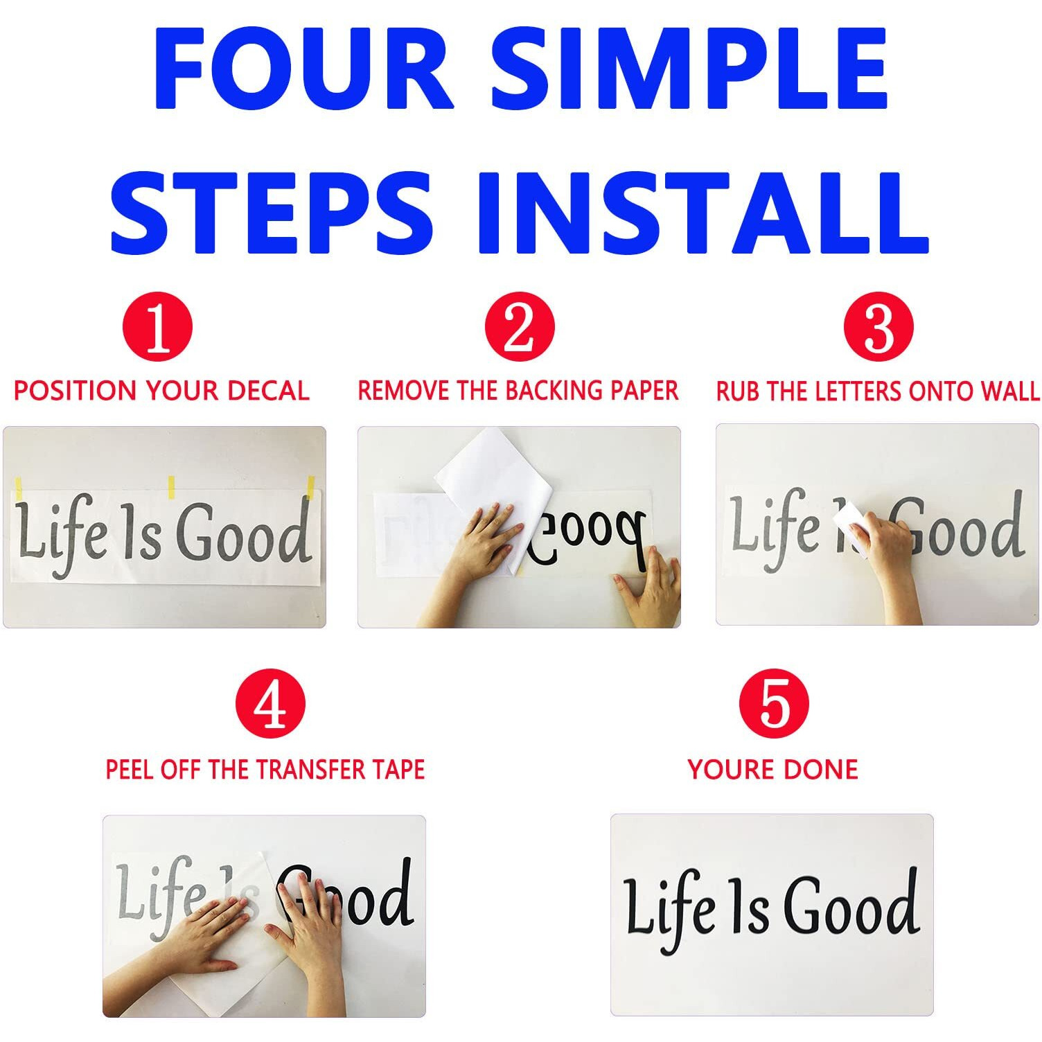 Wall Decal Stickers  Teamwork Wall Art  (Easy To Apply)  Vinyl Wall Decor Art Motivational Quotes Inspirational Office Gym School Poster Signs Home Saying  Together We Can Do Great Things 21"&quotX11""