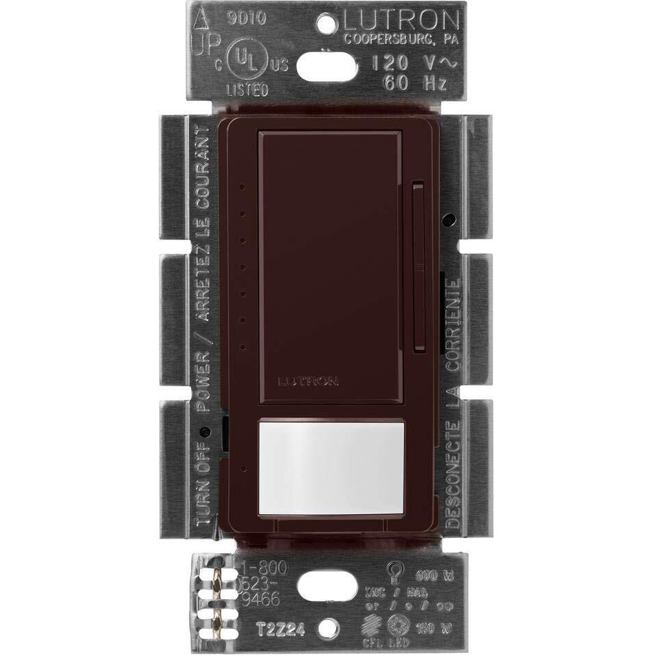 Lutron Mscl-Op153M-Br Maestro C.L Dimmer And Motion Sensor Electrical Distribution Switcher  1 Pack  Brown