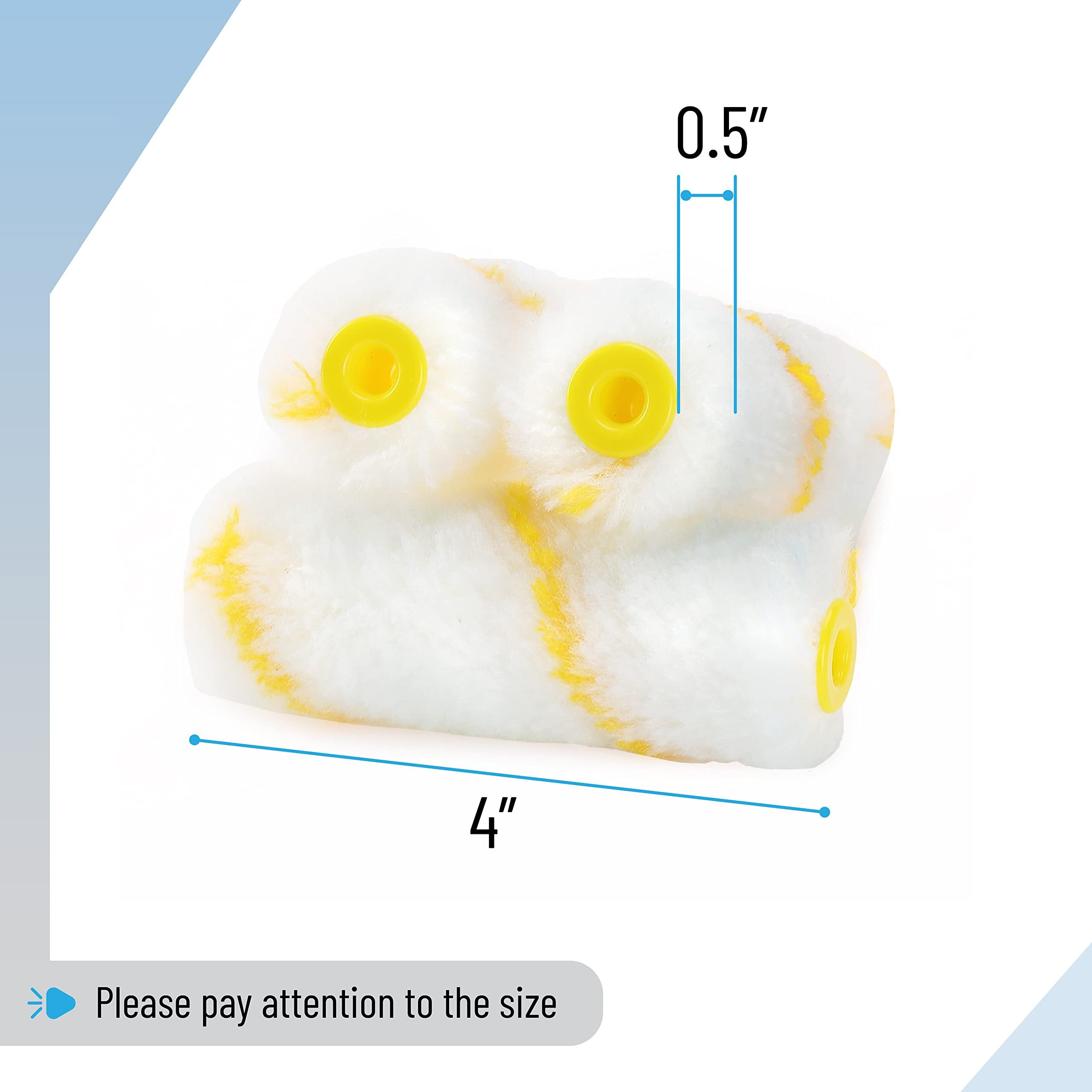 Bates- Paint Roller Covers  36 Pack  4-Inch Covers For Paint Roller 4 Inch Paint Roller Covers  4 Paint Roller Covers  Covers For Paint Rollers 4 Inch  4 Inch Rollers For Painting Small Paint Rollers