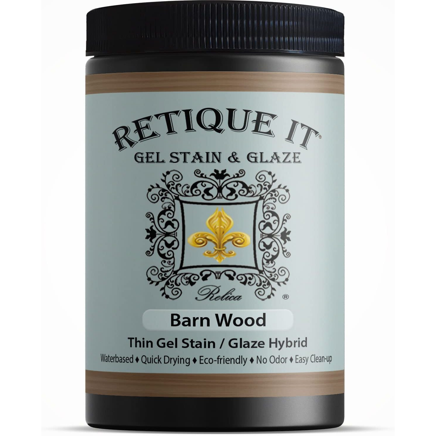 Water-Based Gel Stains By Retique It (32Oz Stain  35 Barn Wood)