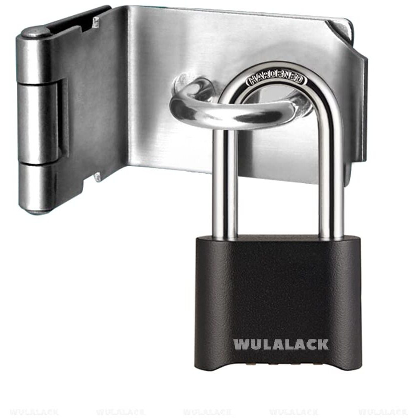 Wulalack Outdoor Combination Lock  Heavy Duty Weatherproof Pad Locks With Code  Resettable Padlock Combination For Sheds Fence  Gate Hasps  Storage Unit