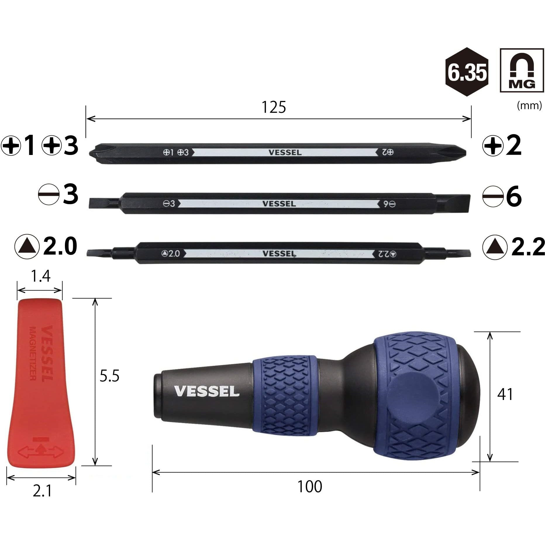 Vessel Ball Grip Replacement Driver For Home Use  220W-Bc3B
