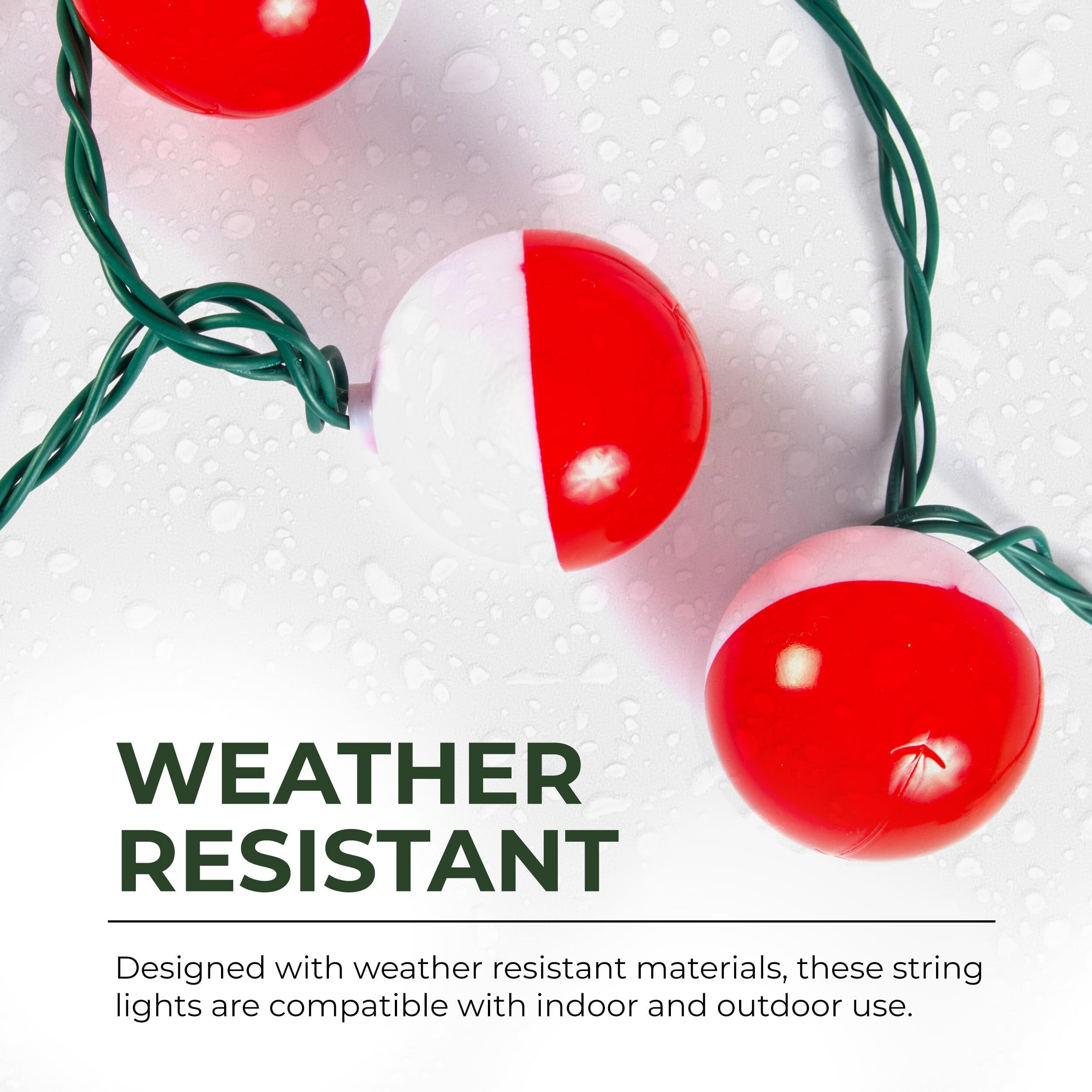 Rivers Edge Products Bobber Led String Lights  10-Bulb Decorative Fairy Lights With 2 Extra Bulbs  10Ft Hanging Lights For Bedroom  Patio  Or Deck  Indoor Or Outdoor Home Decor