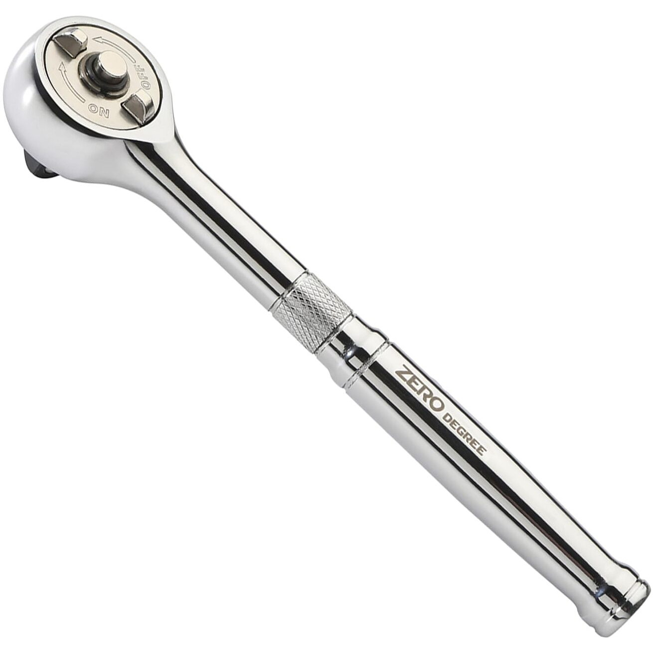 Zero Degree 38150 Ultra-Precise Gearless Ratchet - Nickel Plated High-Carbon Steel With Asme Certified Torque - Durable & Rust-Resistant - Used For Tight Spaces  1/4"" Drive