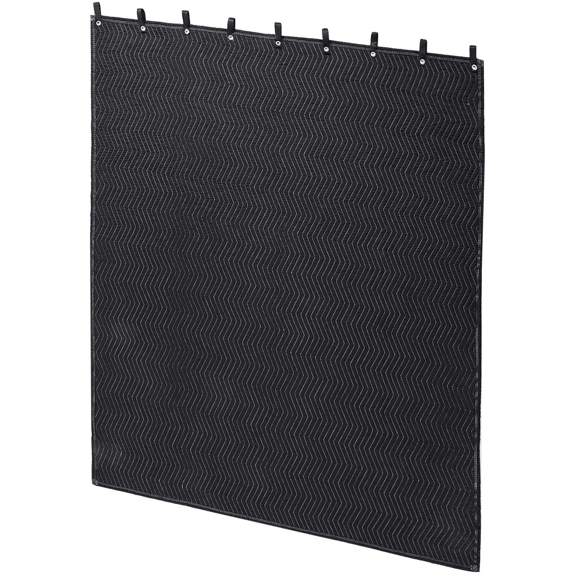 Mabozoo Studio Sound Blanket  Large Soundproof Blanket With Grommets  Heavy Duty Sound Dampening Noise Reducing Divider For Workshop  Basement  Laundry  Acoustic (Black  48 * 72)