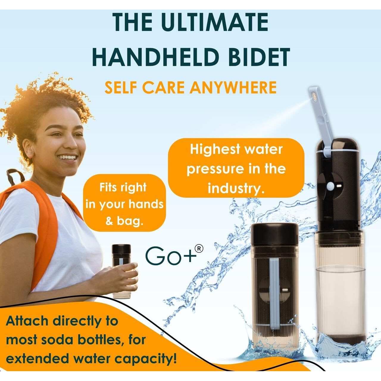 Vikken 200Ml Go+ (3Rdgen) Travel Bidet Usb-Type C Electric Rechargeable Handheld Mobile/Portable Water Sprayer For Men & Women  Personal Hygiene Cleaning & Soothing Postpartum Care