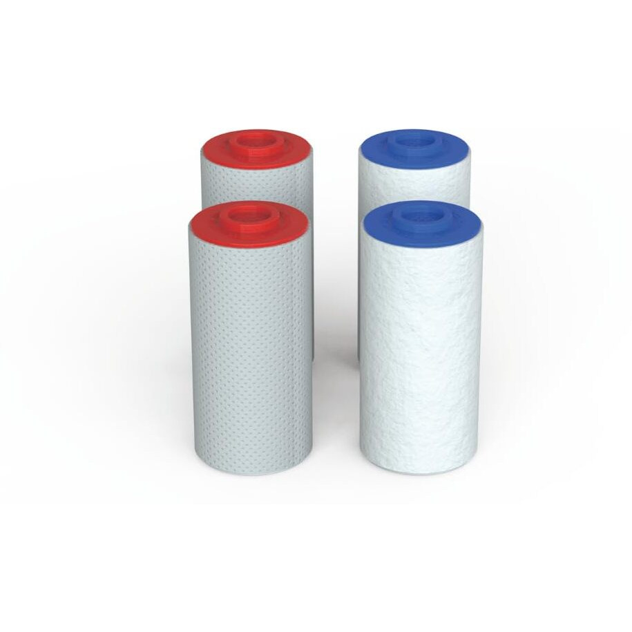 Weddell Duo Shower Filter Twin Pack Replacement Cartridges - Nsf Certified Shower Filter  Removes Chlorine  Pfas  & Particulates  Clinically Tested For Healthier Skin & Hair (2+2)