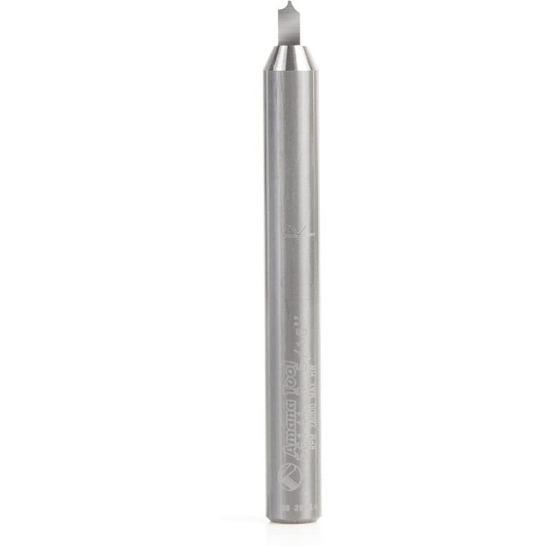 Amana Tool - 56141 Solid Carbide Pt. Cutting Roundover 1/32 Radius X 5/64 Dia X 3/16 X 1
