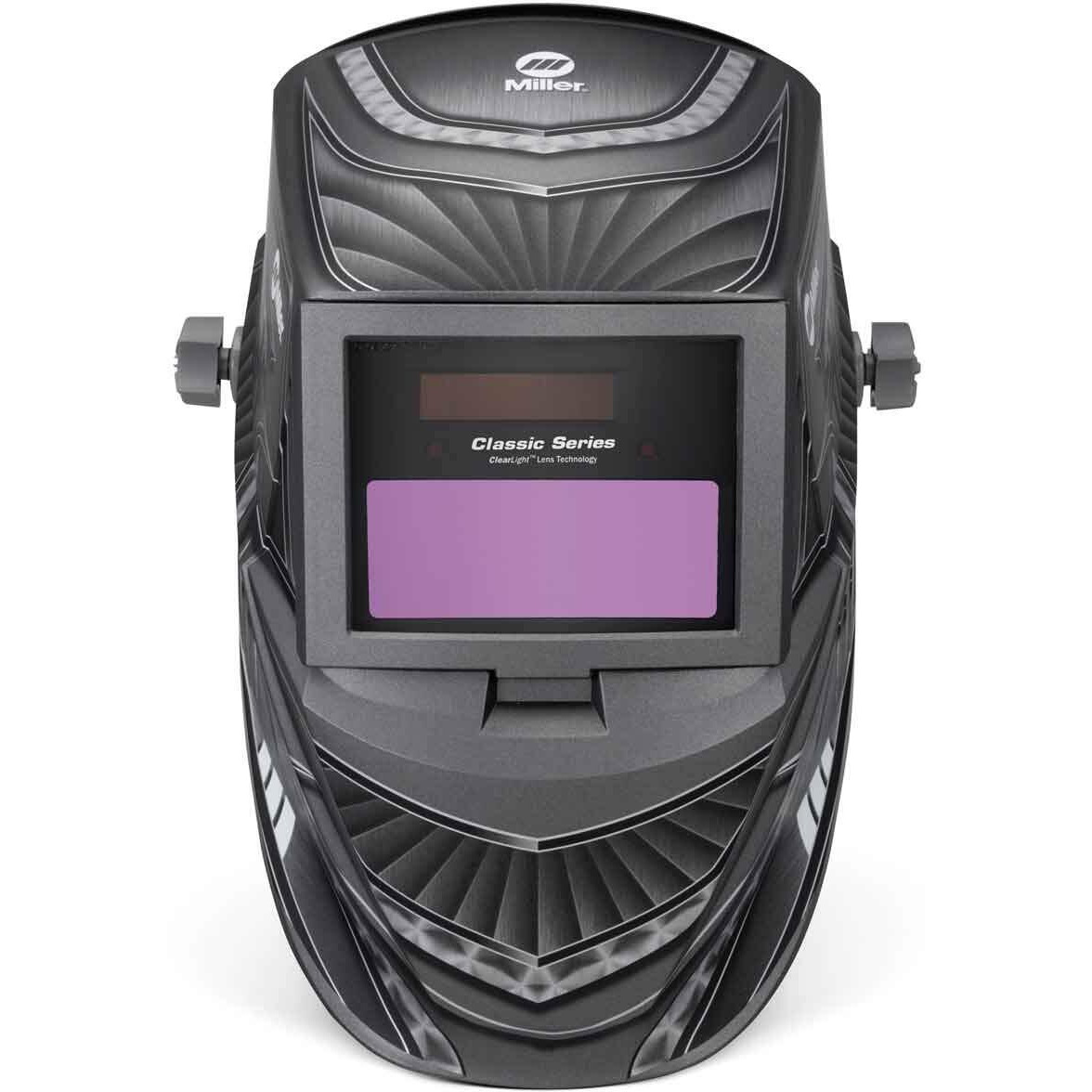 Miller 288519 Classic Series Auto Darkening Welding Helmet With Clearlight Lens  Metal Matrix
