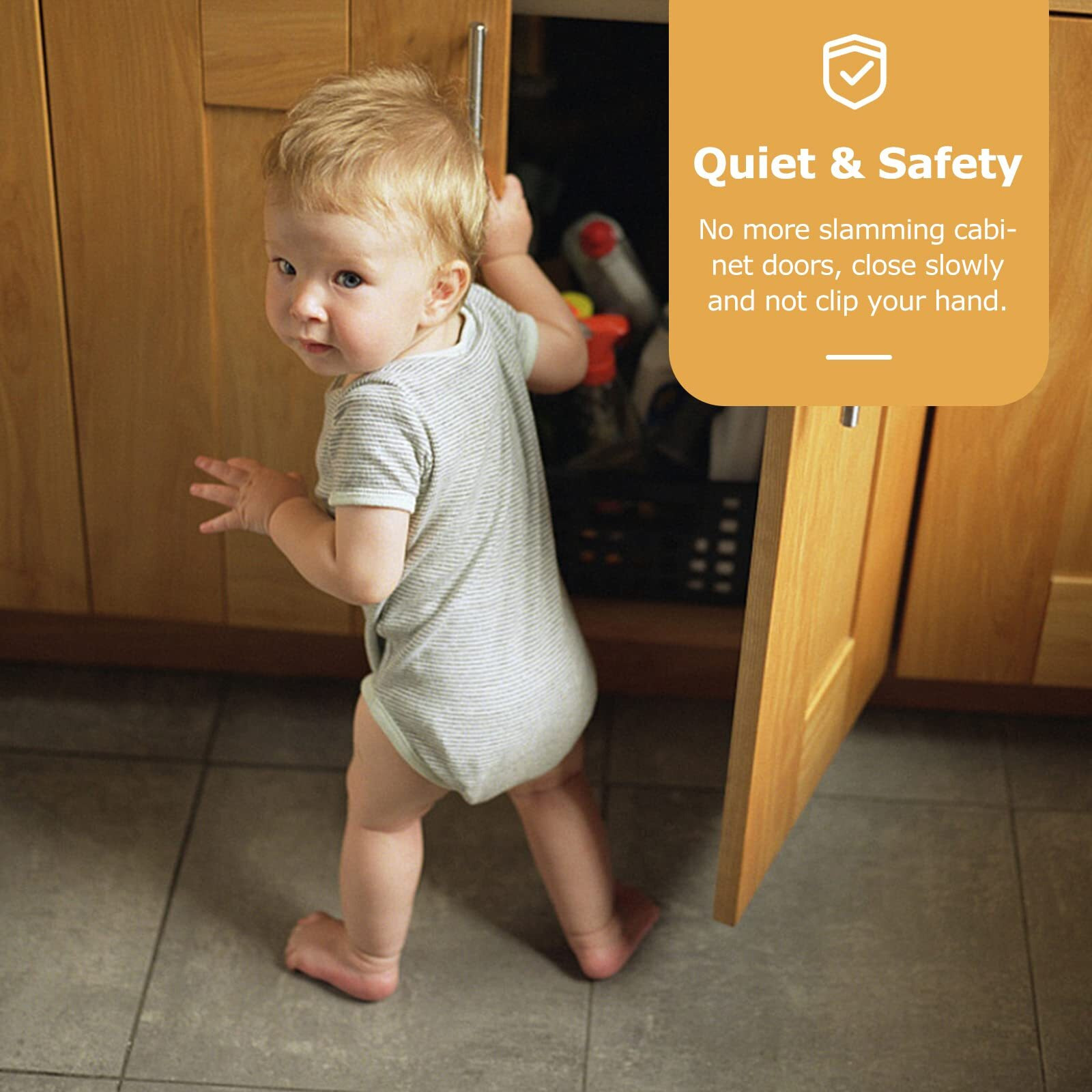 Furniware 2 Pieces 1/4"" Small Overlay Concealed Face Frame Hinges  105 Open Angle 4 Level Soft Close Screw On Compact Cabinet Hinge For Face Frame Door  Soft Close On/Off Switch  Self Closing