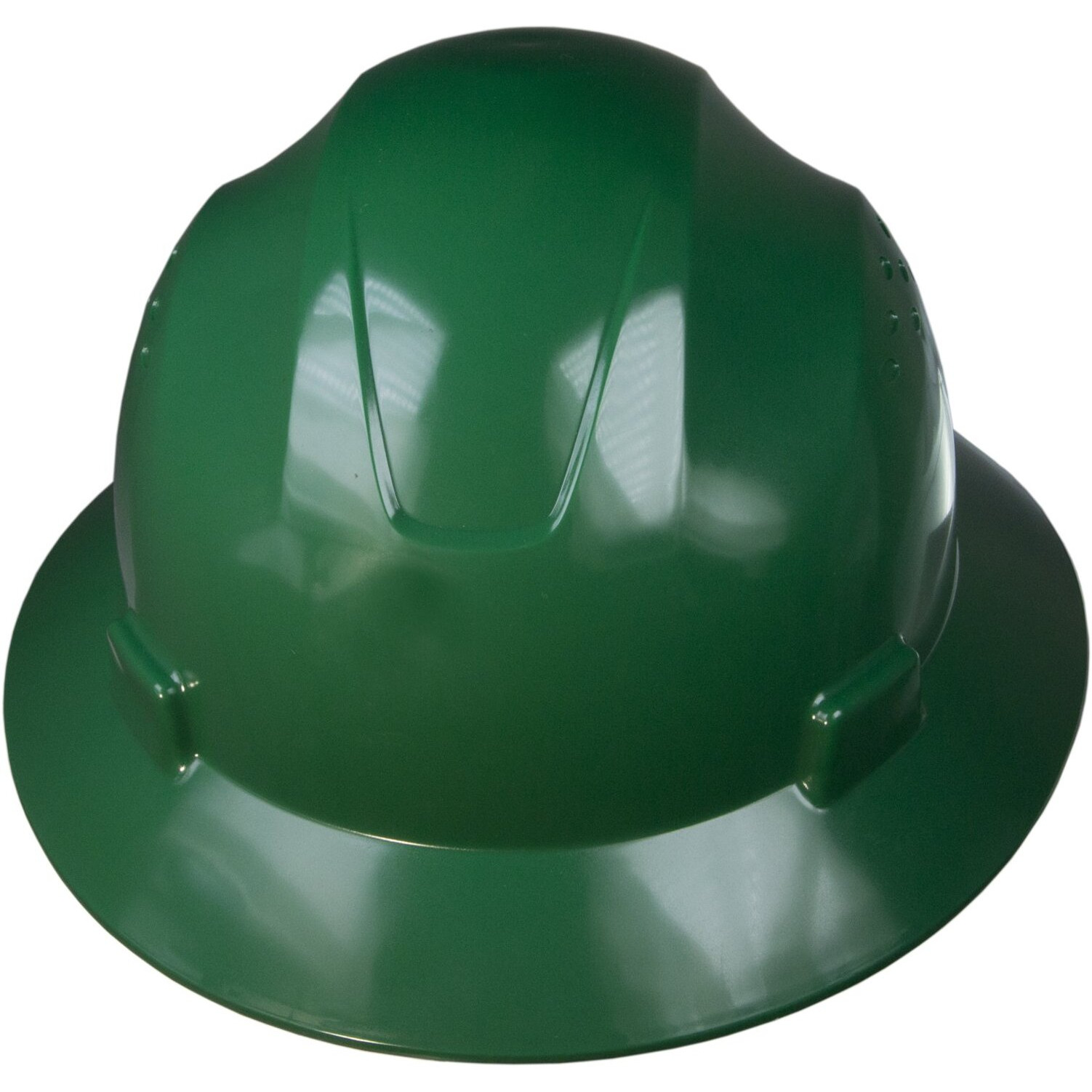 Jorestech Safety Hard Hat Green Hdpe Full Brim Helmet With 4-Point Adjustable Ratchet Suspension For Work  Home  And General Headwear Protection Ansi Z89.1-14 Compliant Hhat-02
