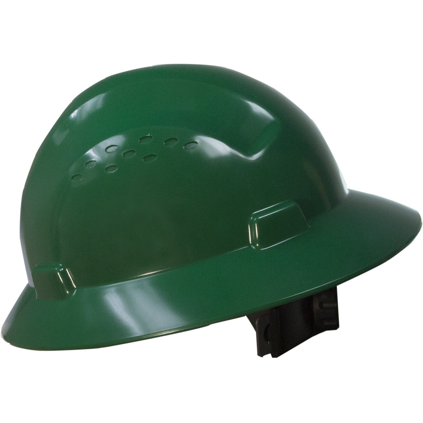 Jorestech Safety Hard Hat Green Hdpe Full Brim Helmet With 4-Point Adjustable Ratchet Suspension For Work  Home  And General Headwear Protection Ansi Z89.1-14 Compliant Hhat-02