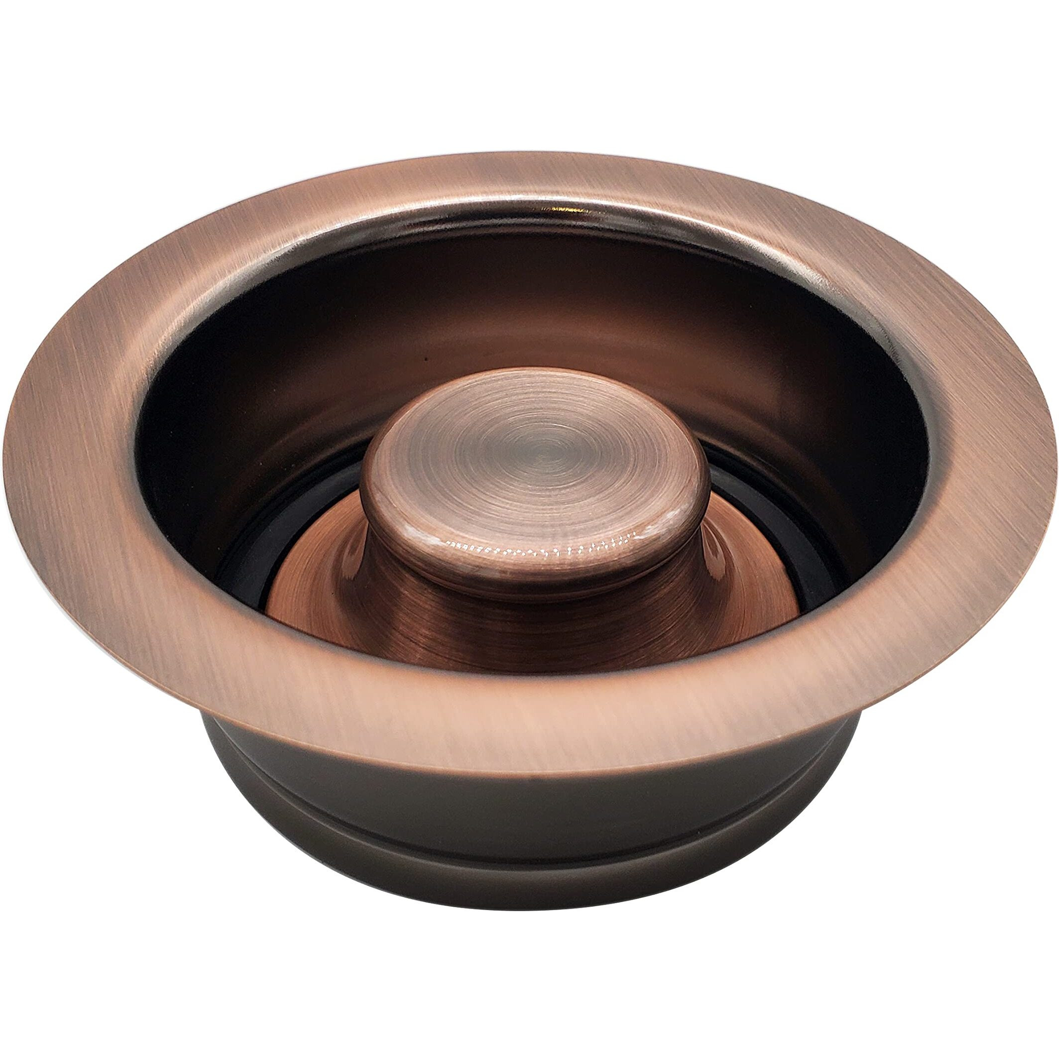 Westbrass D2089-11 D2089 Waste Disposal Flange And Stopper  1-Pack  Antique Copper