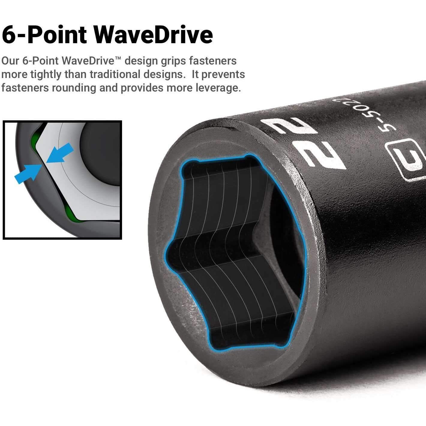 Capri Tools 1/2 In. Drive Shallow And Deep Impact Socket Set  Metric  10 To 27 Mm  36-Piece