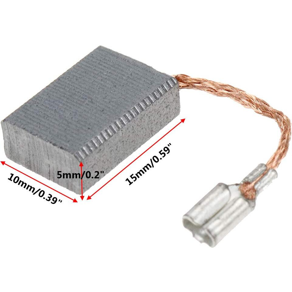 Rannb Carbon Motor Brushes Power Electric Tool Replacement 15Mm X 10Mm X 5Mm- 20Pcs