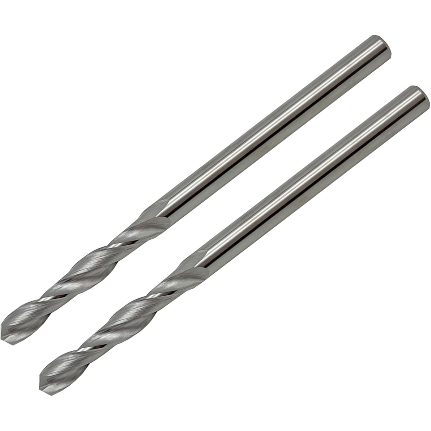 1/16"" Solid Carbide Jobber Drill Bits With Straight Shank And 118 Point Angle  Made From Tungsten Carbide Material 2-Piece