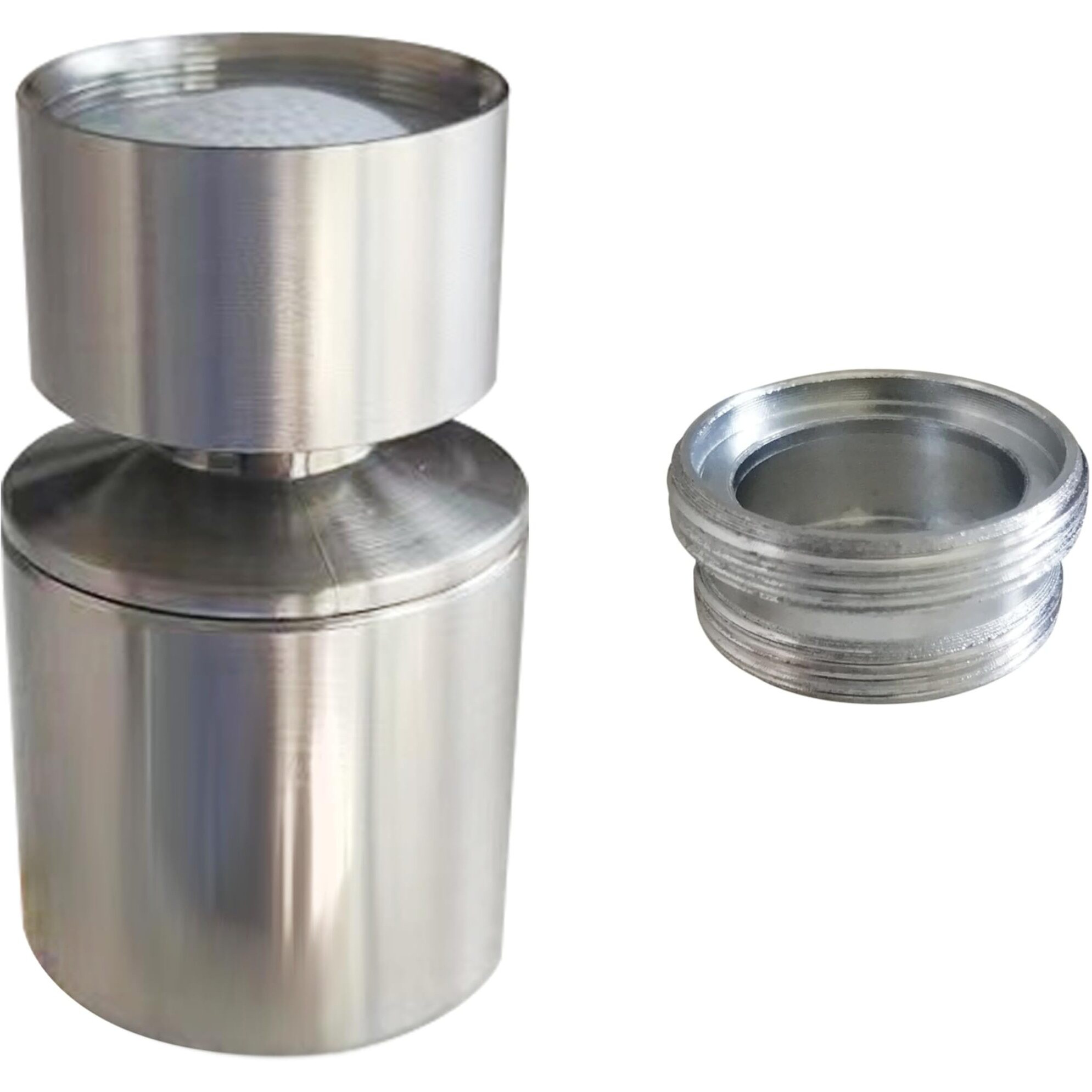 Brushed Nickel Rotate Sink Faucet Aerator.Kitchen Bathroom Faucet Nozzle Aerator Faucet Extender  360 Degree Swivel Dual Flow Sprayer For Sink Tap Head.