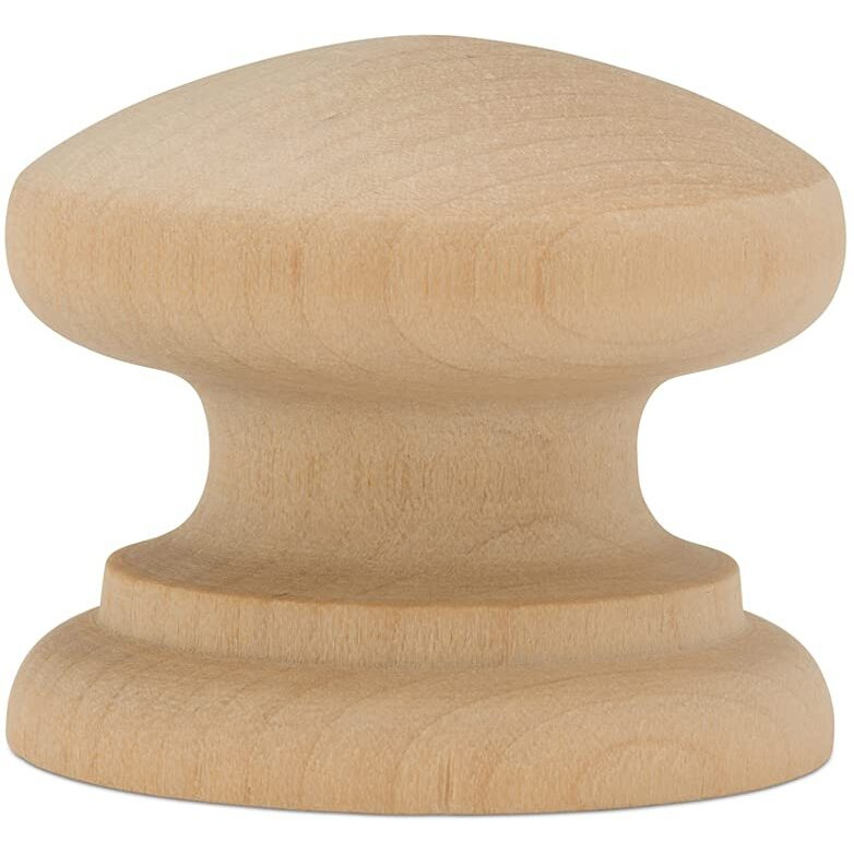British Wood Knobs 1-3/4 Inch  Pack Of 25 Unfinished Round Wooden Knobs For Dresser Drawers  Cabinets  Furniture  And Crafts  By Woodpeckers