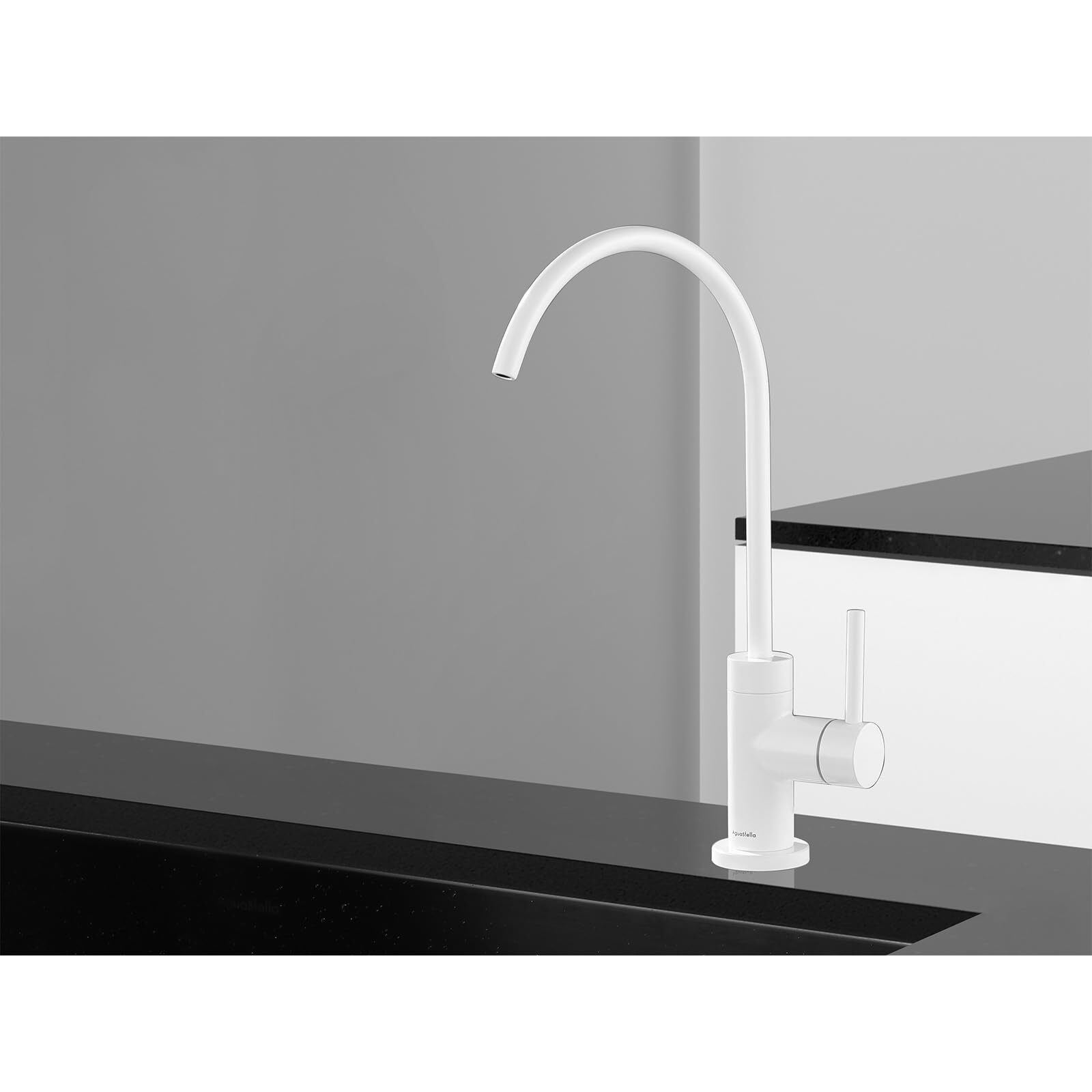 Aguastella As09W White Stainless Steel Kitchen Water Filter Faucet Ro Faucet For Most Reverse Osmosis Units Or Water Filtration System In Non-Air Gap