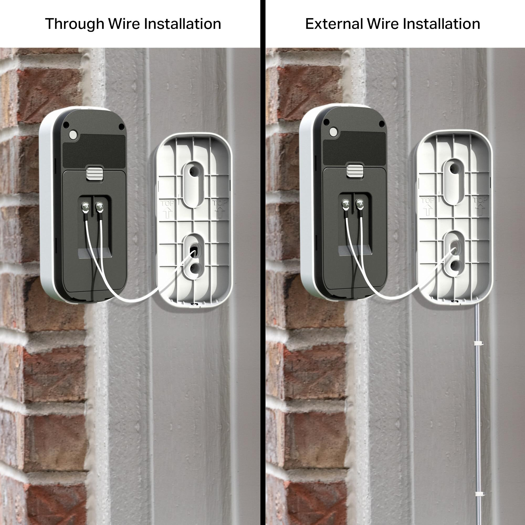 Myq Smart Garage Door Video Keypad Wired Power Adapter Kit-Works With Chamberlain  Liftmaster And Craftsman Openers  White