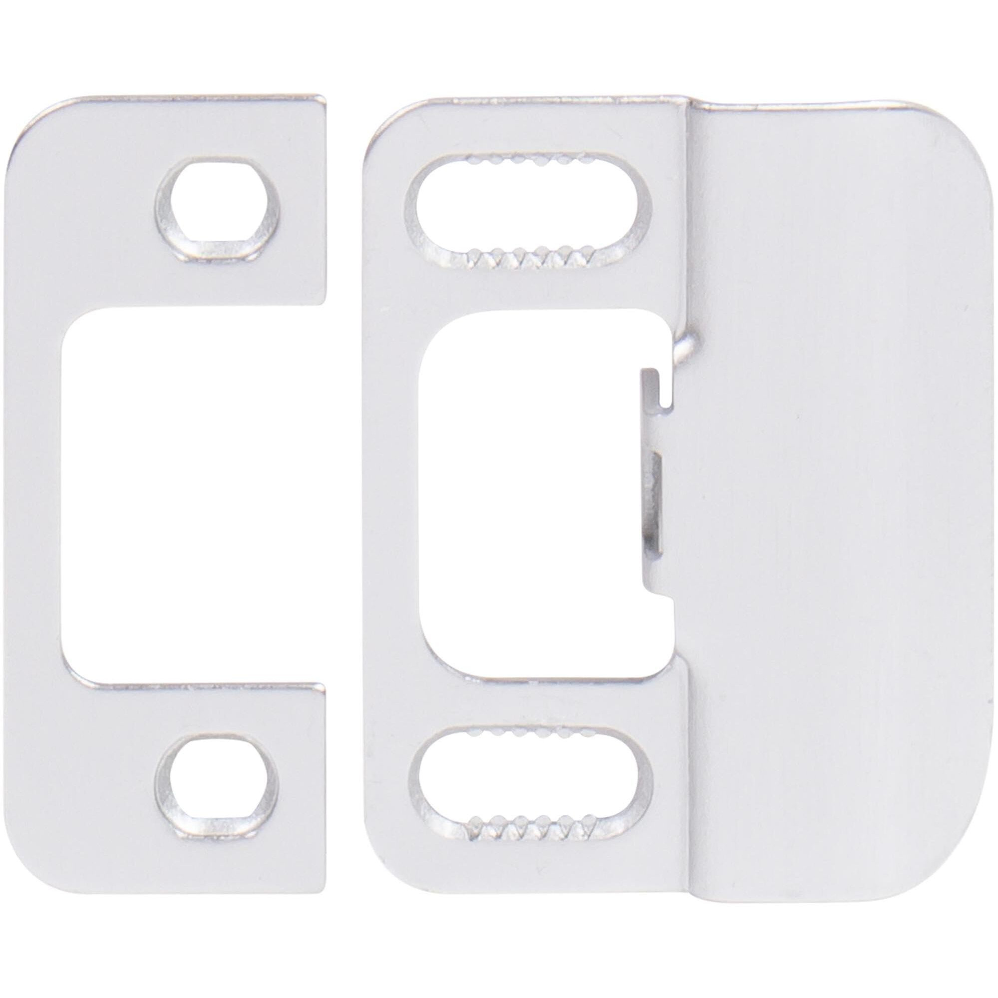 Stone Harbor Hardware Adjustable Strike Plate  Satin Chrome