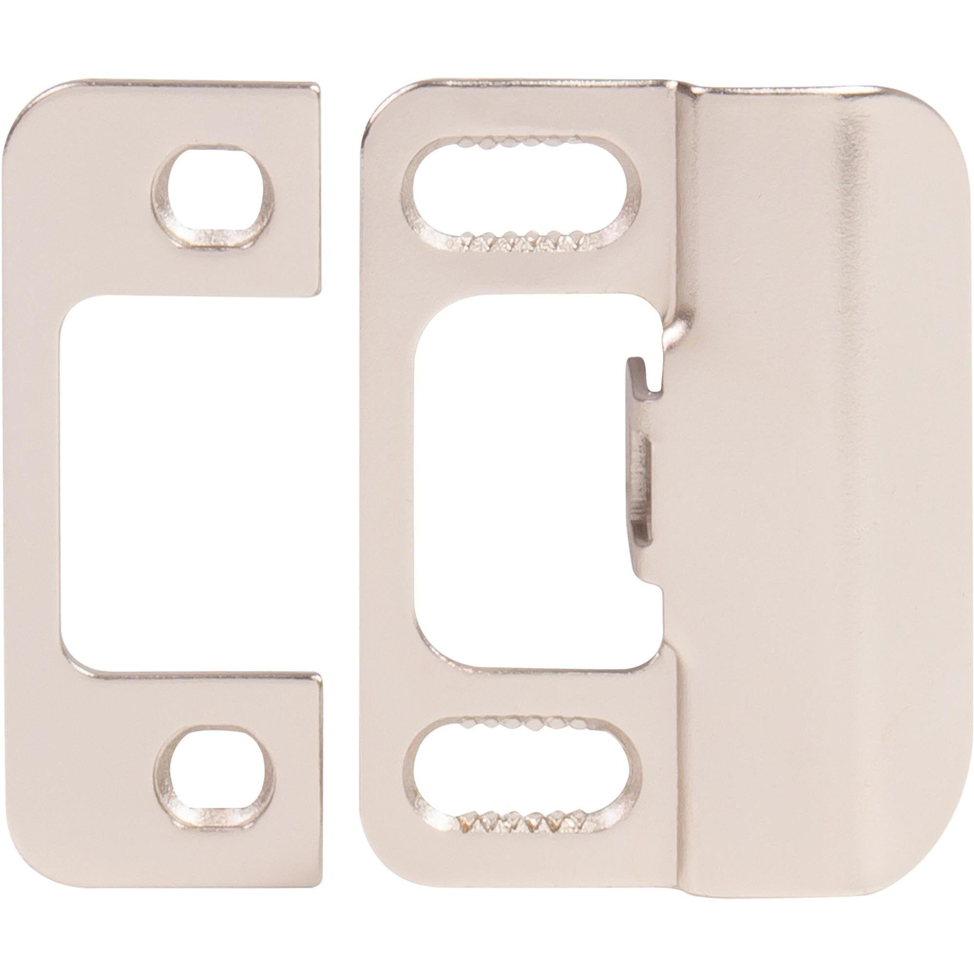 Stone Harbor Hardware Adjustable Strike Plate  Satin Nickel