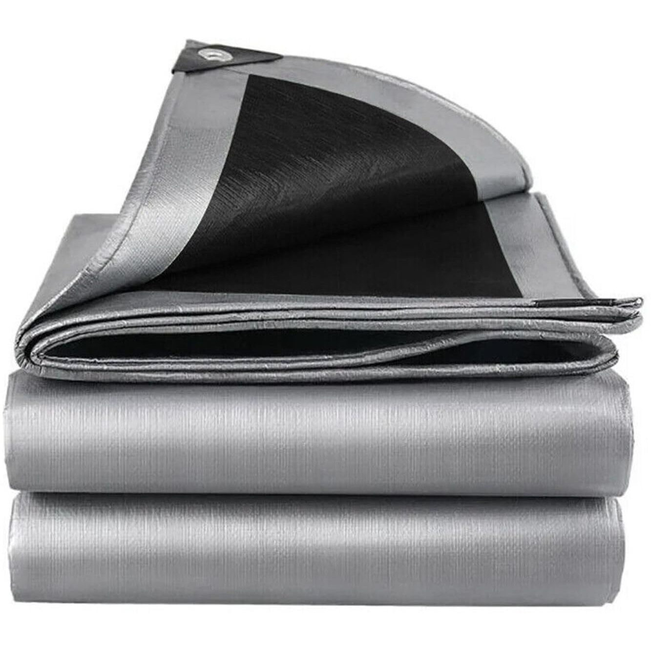 Luvcmft 16X20 Feet Tarp 18 Mil Heavy Duty Tarp Uv Resistant Tear Resistant Outdoor Tarp Cover With Reinforced Edge Grommets For Roofs Patios Camping Trucks Yachts (16Ft X 20Ft)