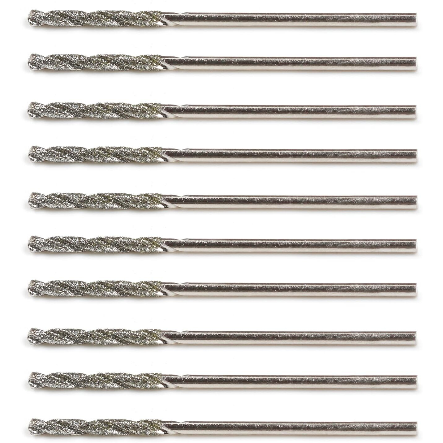 Utoolmart 1.5Mm Diamond Twist Drill Bits High Speed Steel Hss For Glass Sea Shells Stone Tiles Gemstones Lapidary Ornament Bracelet Necklace Arts Crafts10 Pcs