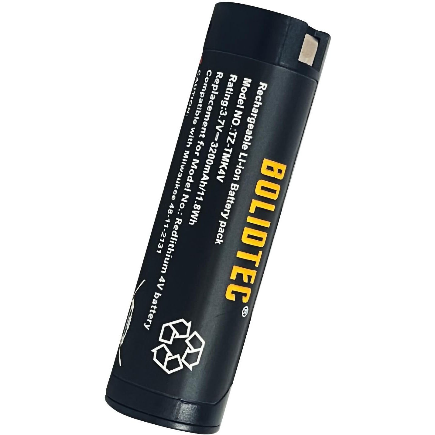 Bolidtec 4V 3200Mah Replacement Battery Compatible With Milwaukee 4V Usb Battery Redlithium Headlamp Flashlight And Other Milwaukee Tools 48-11-2131