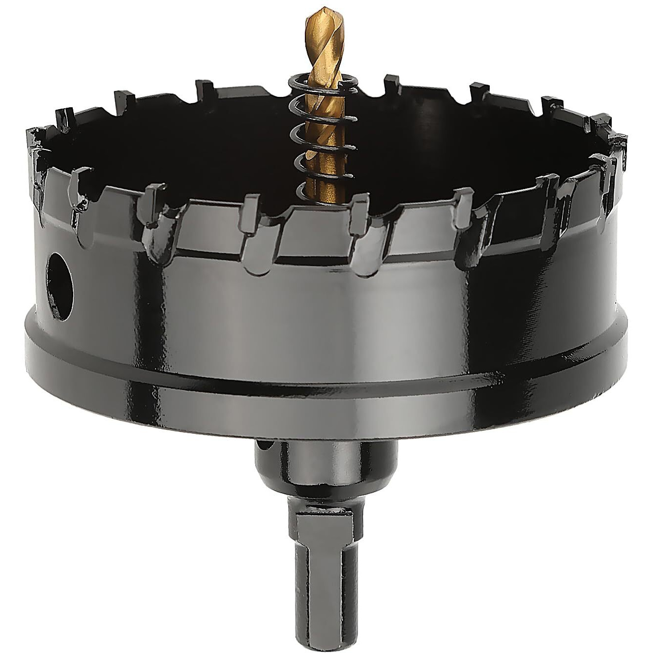 56Mm (2.2 Inch) Carbide Hole Saw  Stainless Steel Drill Bit  Hole Cutter For Stainless Steel  Sheet Metal  Thick Metal And Iron  Black