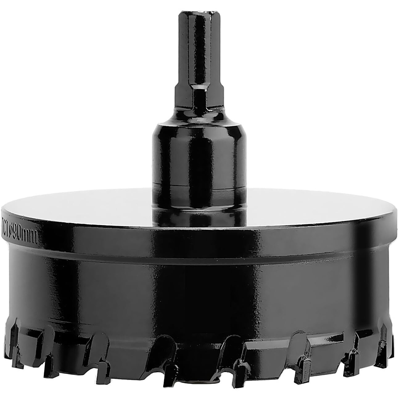 56Mm (2.2 Inch) Carbide Hole Saw  Stainless Steel Drill Bit  Hole Cutter For Stainless Steel  Sheet Metal  Thick Metal And Iron  Black