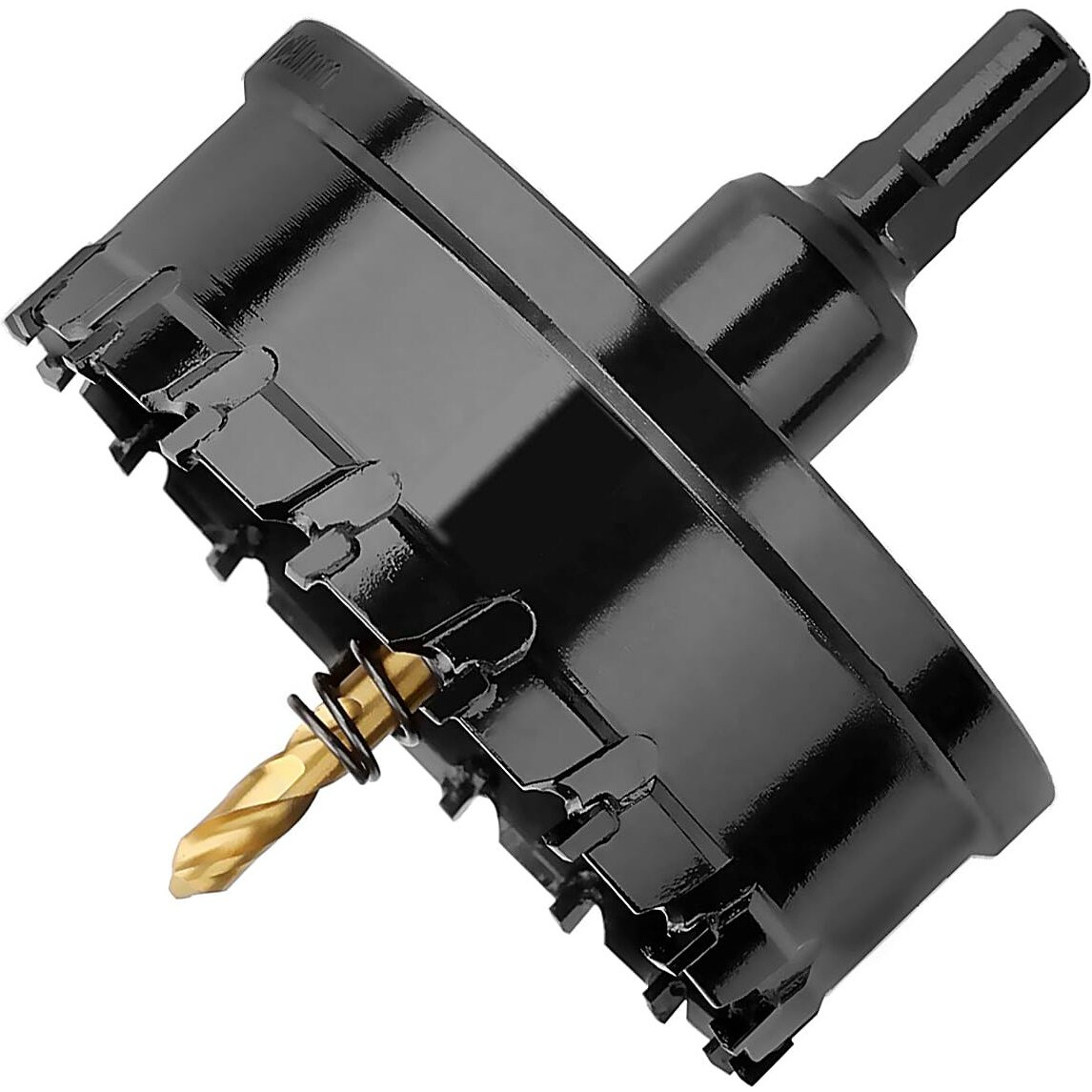 56Mm (2.2 Inch) Carbide Hole Saw  Stainless Steel Drill Bit  Hole Cutter For Stainless Steel  Sheet Metal  Thick Metal And Iron  Black