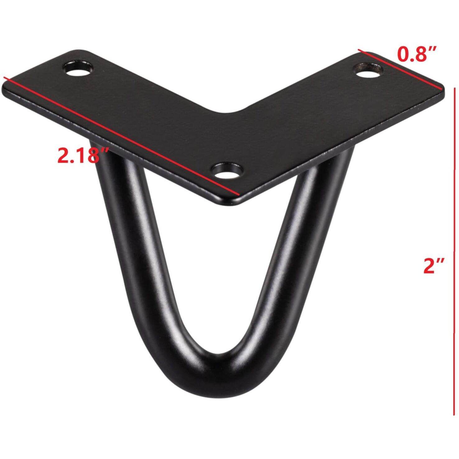 Whuangkaka 2 Inch Hairpin Legs Diy Furniture Metal Table Legs Are Great For Cabinets Wardrobes Tv Cabinets Drawers Nightstands Jewelry Box Coffee Table And More. Small Table Legs Black 4 Piece Set.