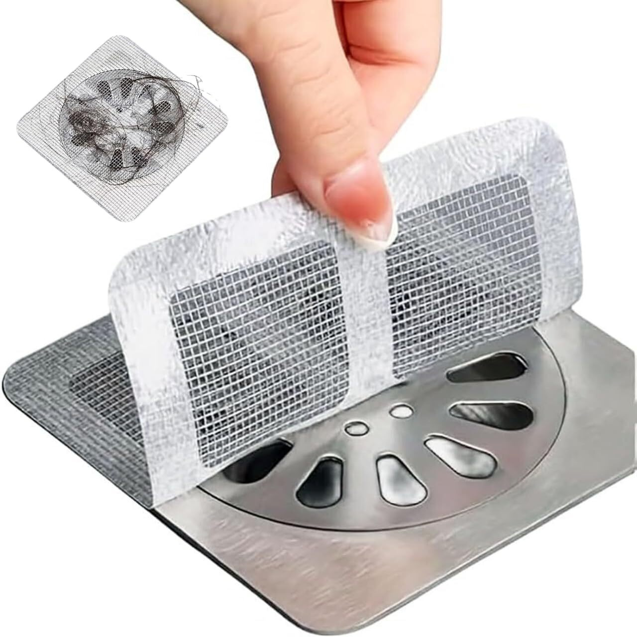 Wangcai 20 Pcs Disposable Sink Strainer Insect Proof Floor Drain Net  Bathroom Drain Trap Fine Mesh Kitchen Drain Strainer  Fits Dishwasher  Microwave  Freezer  Refrigerator  Washer Insect Control