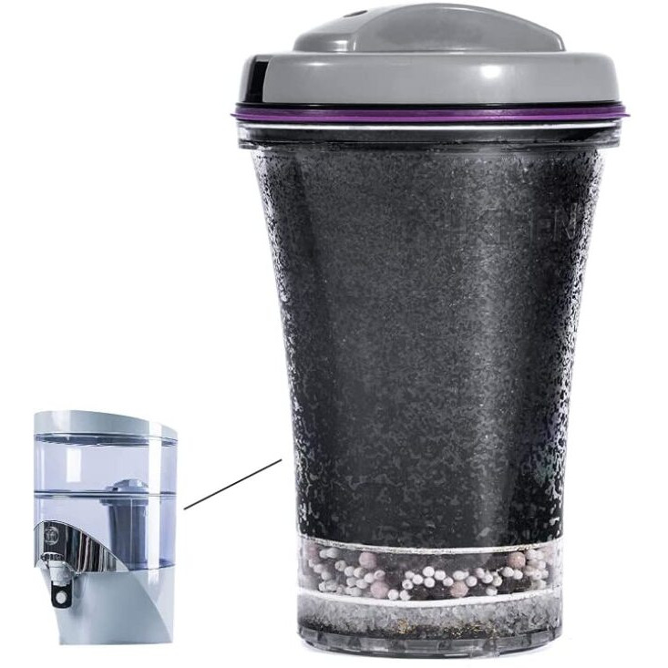 Pimag Gravity Water Cartridge Replacement - Cartridge Replacement For Nikken Water Filter - Alkaline Water Filtration Water Purifier Countertop Replacement Parts For Filtration System - Water Purifier