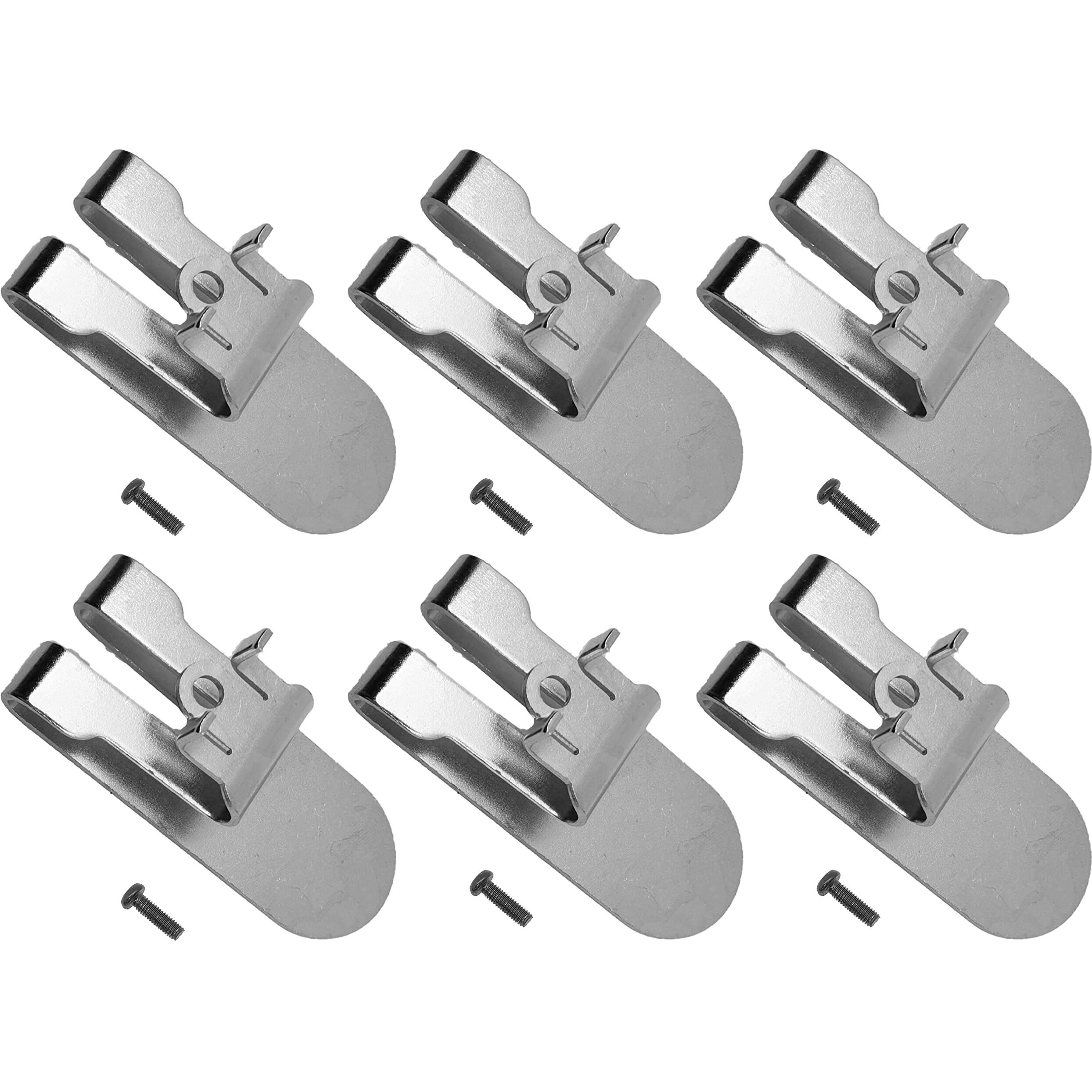 Sanbaiyi 6Pcs N435687 Belt Clip Hook Kit For Dewalt Drywall Screwgun Models Dch172B Dcf630B Dcf620B Type 1  Dcf620D2 Type 1  Dcf620D2-Ar Type 1  Dcf620D2-B2 Type 1  Dcf620D2-B3 Type 1  Dcf622
