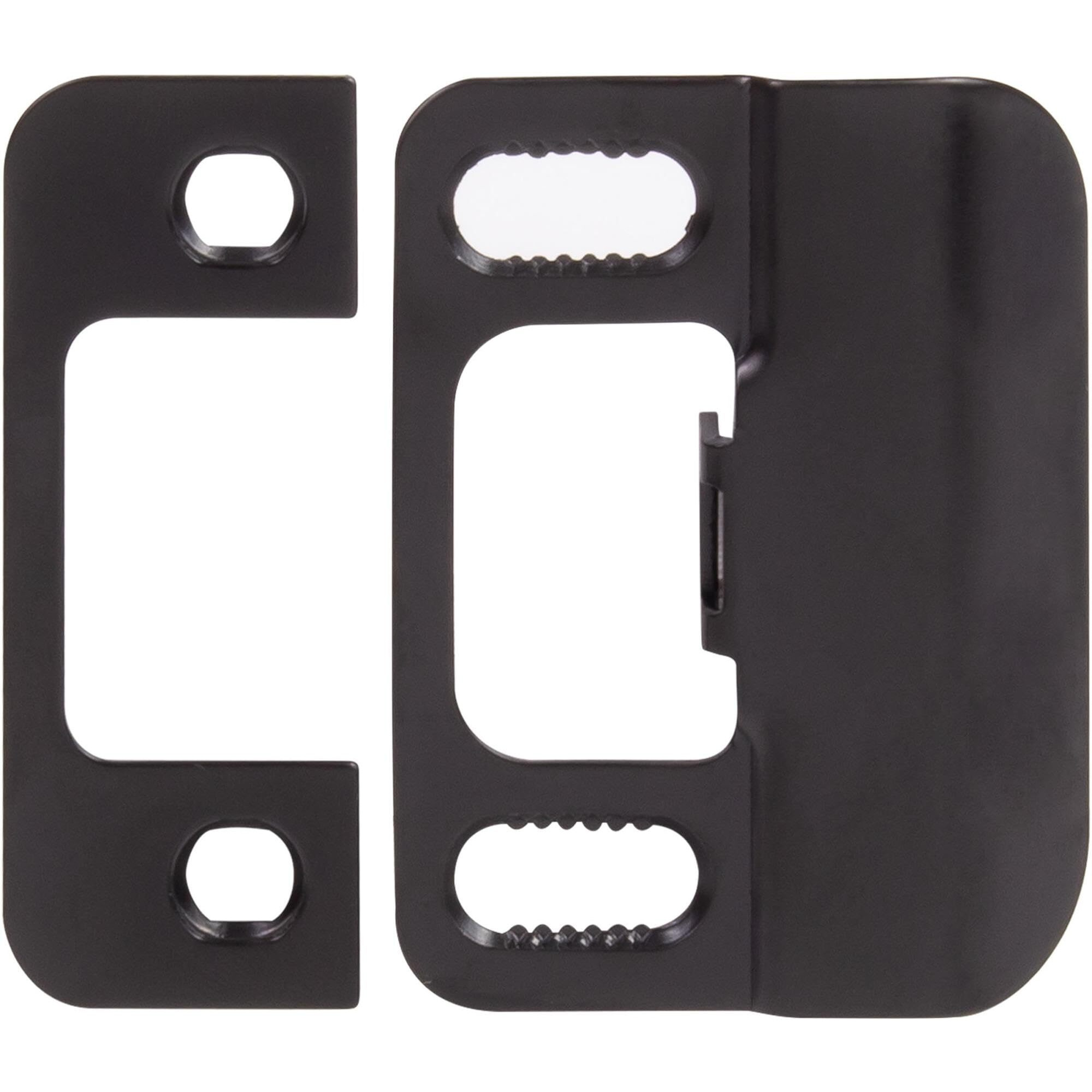 Stone Harbor Hardware Adjustable Strike Plate  Matte Black